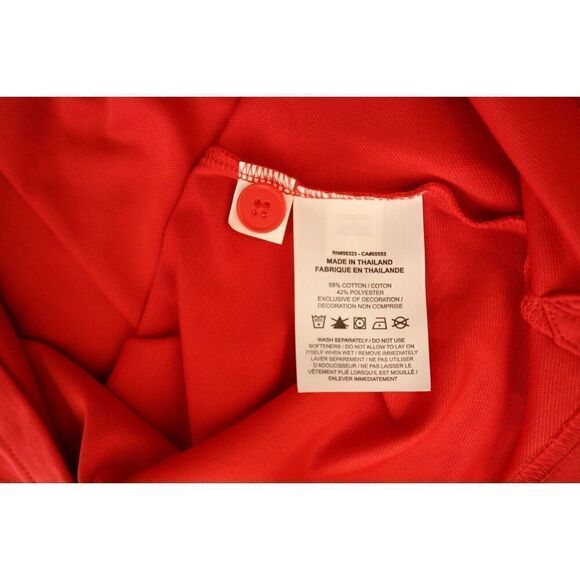 Jordan DQ7910-657 Women's Sz Medium Red Short Sleeve Polo Shirt - Picture 8 of 10
